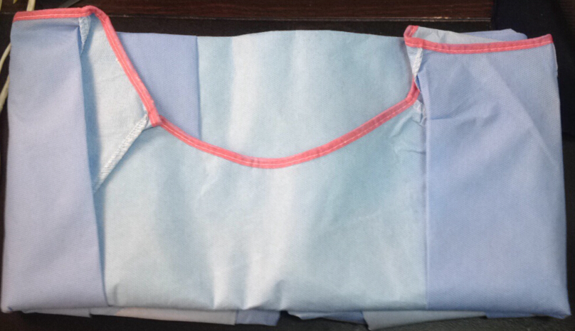 Surgical Gown with White Neckhole