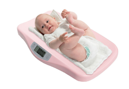 Baby Scale, Precise and Accurate with a Comfortable, Curved Platform