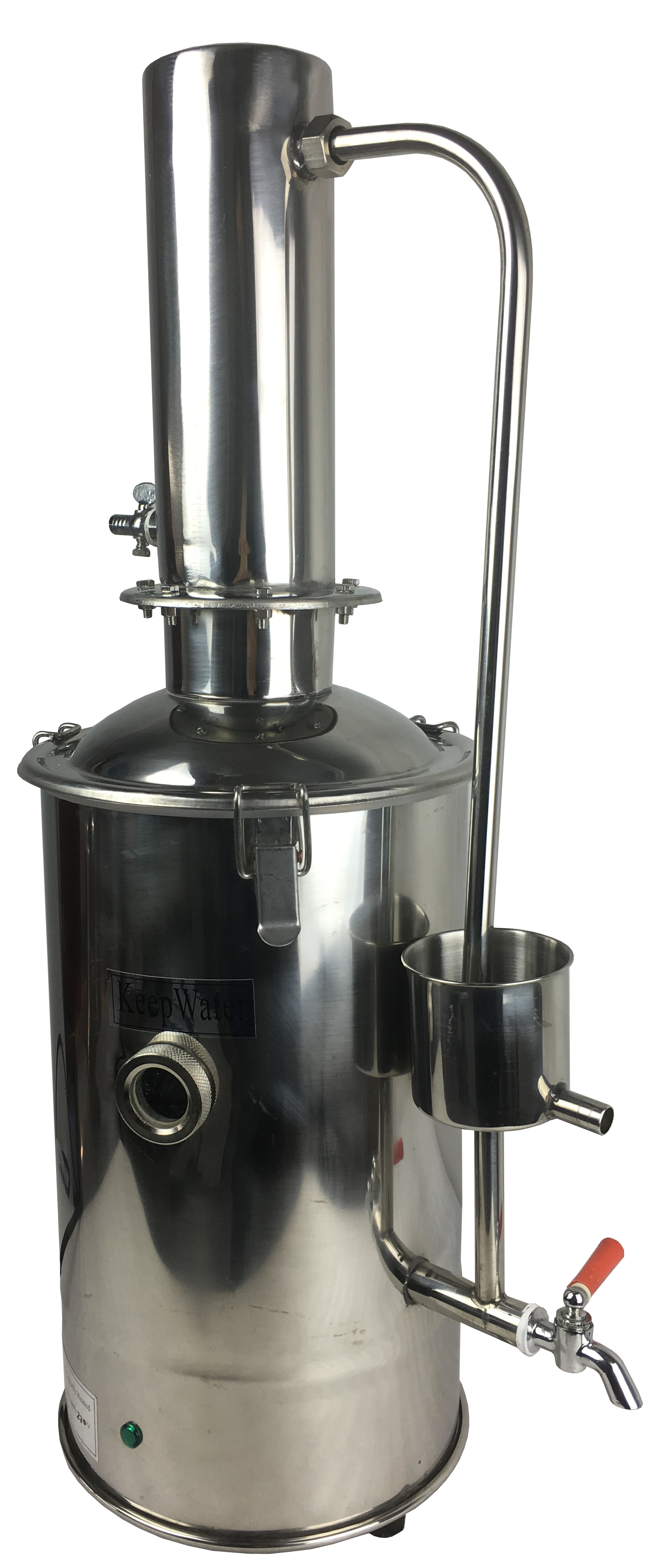 Stainless steel water distiller